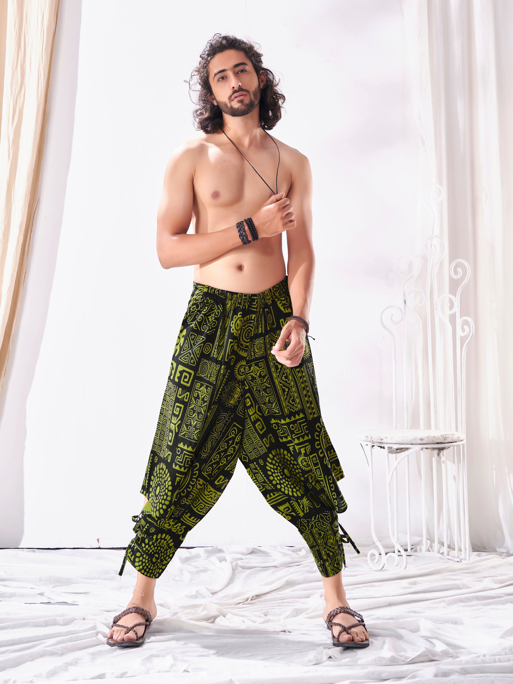 Petunia Peacock Harem Pants | Bohemian Island