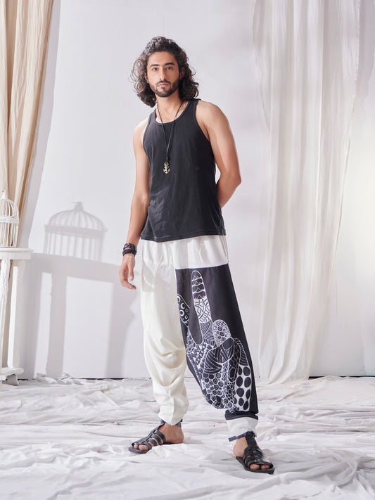 Pack of 2 Unisex Couple Lion Animal Print Hippy Boho Harem Pants For Yoga  Dance Travel