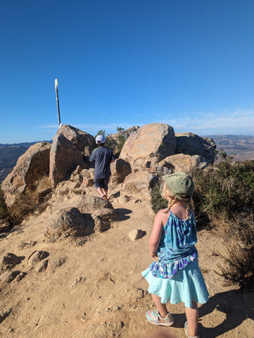 Top of Cerro San Luis, Madison Mountain, hike in San Luis Obispo on California Central Coast