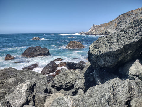 Jade Cove near Big Sur on California's Central coast along Highway 1