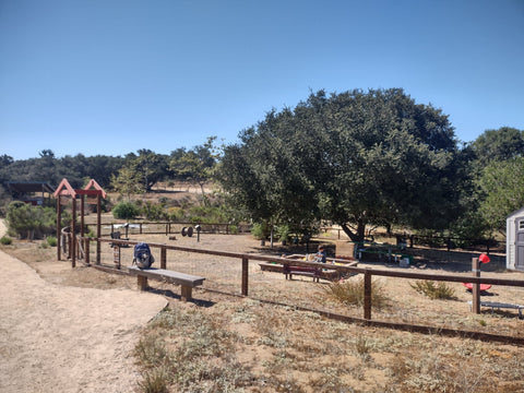 Children's play area in the Nipomo Native Garden, San Luis Obispo county, CA 