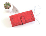 Long Wallet Women Matte Leather Lady Purse High Quality Female Wallets Card Holder