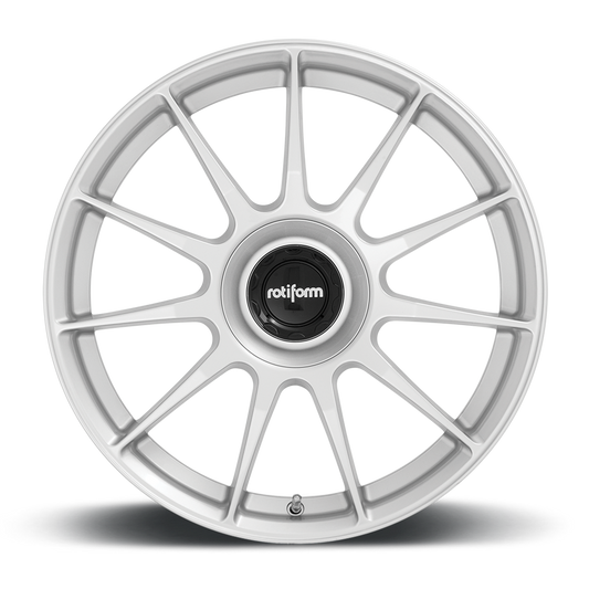 Rotiform Nabendeckel in Rot / Silber – Fitment X Company