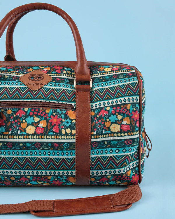 Chumbak Jungle Folk Weekend Duffel Bag