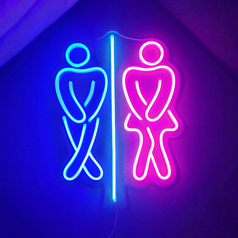 RESTROOM Neon LED Sign (Size 19.7