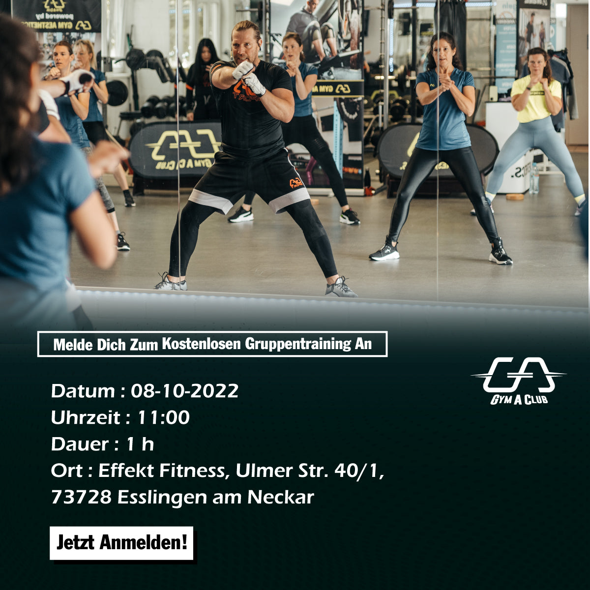 Anmeldung zum Gym A Club Kurs am 08. Oktober 2022 | Gym Aesthetics