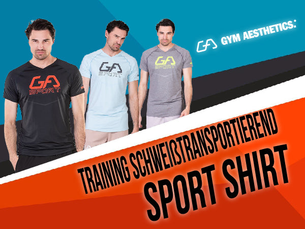 Training Wicking Sport Shirt for Men - description 01