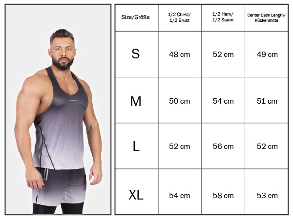 Essential gradient Stringer Y Back for Men - description 07