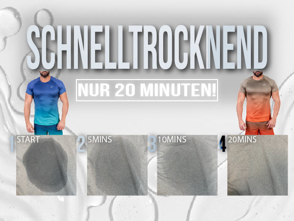 Essential gradient crew neck Sport Shirt for Men - description 03