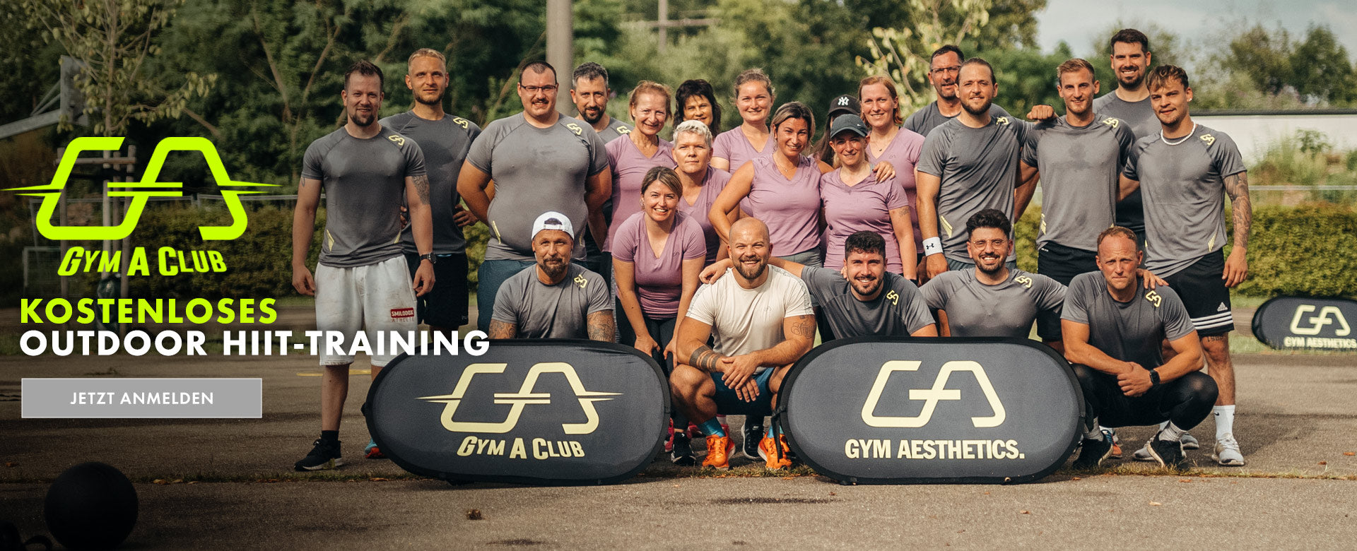 Gym A Club - Anmeldung zum Outdoor Gym A Club Kurs am 21. Oktober 2023 | Gym Aesthetics