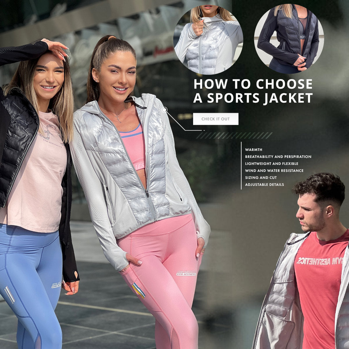 How to choose a sports jacket – Gym Aesthetics