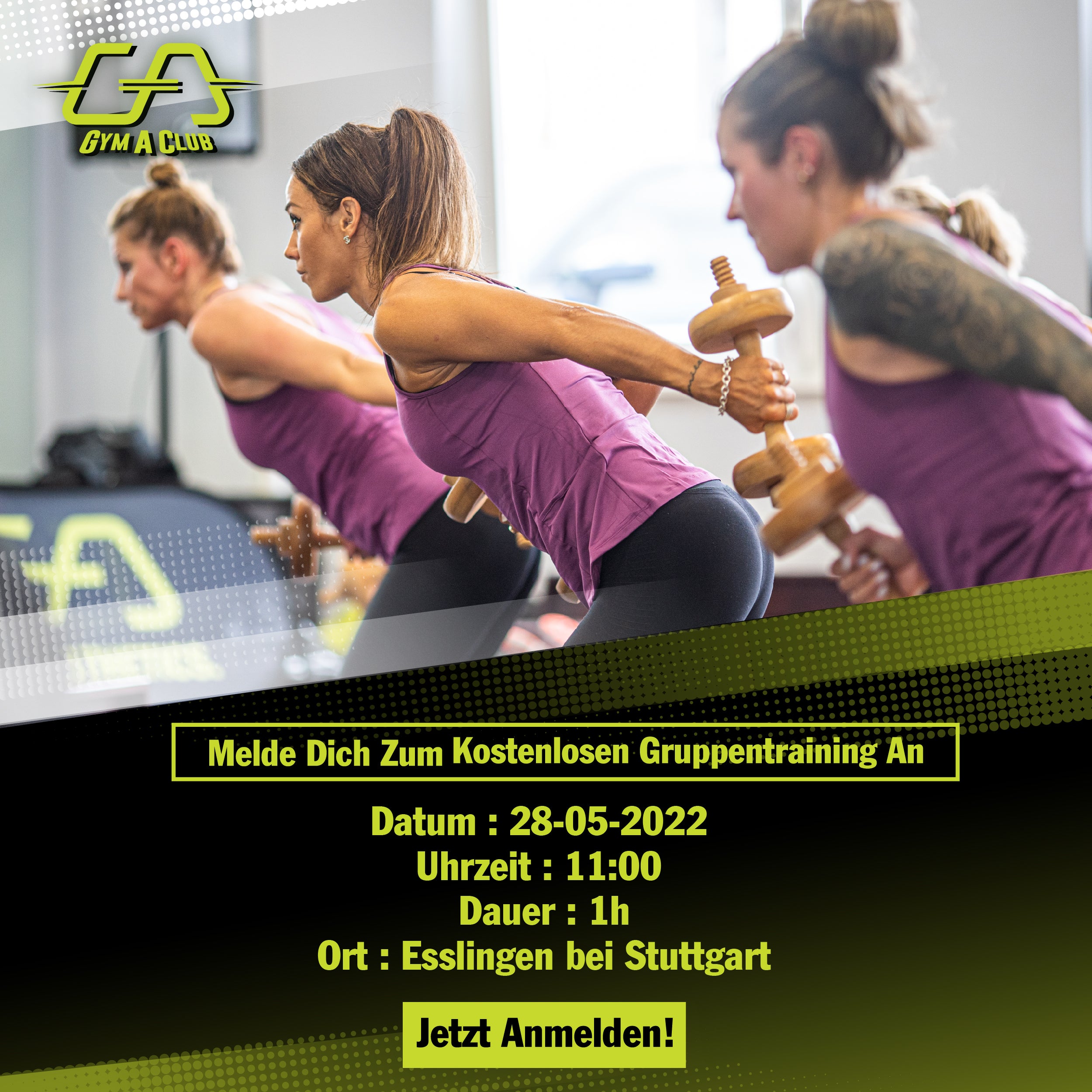 Gym A Club - Registration for the Gym A Club course on May 28, 2022 | Gym Aesthetics