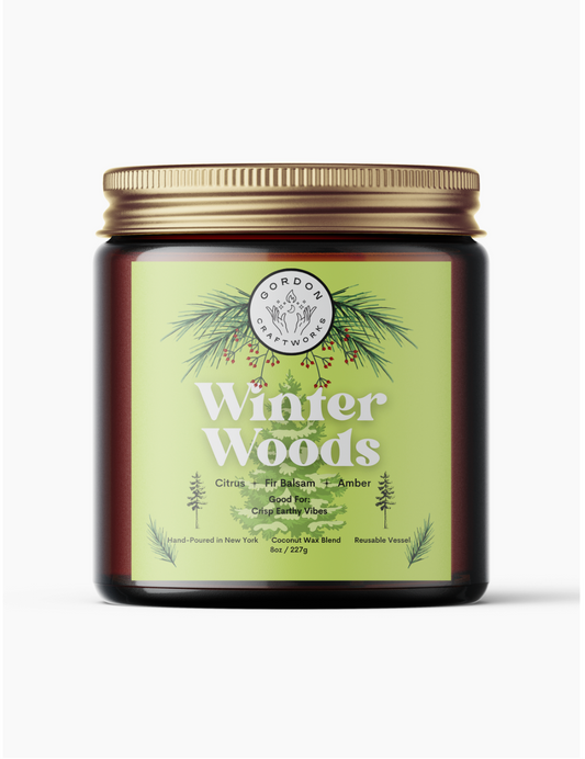 Winter Woods Candle - Gordon Craftworks
