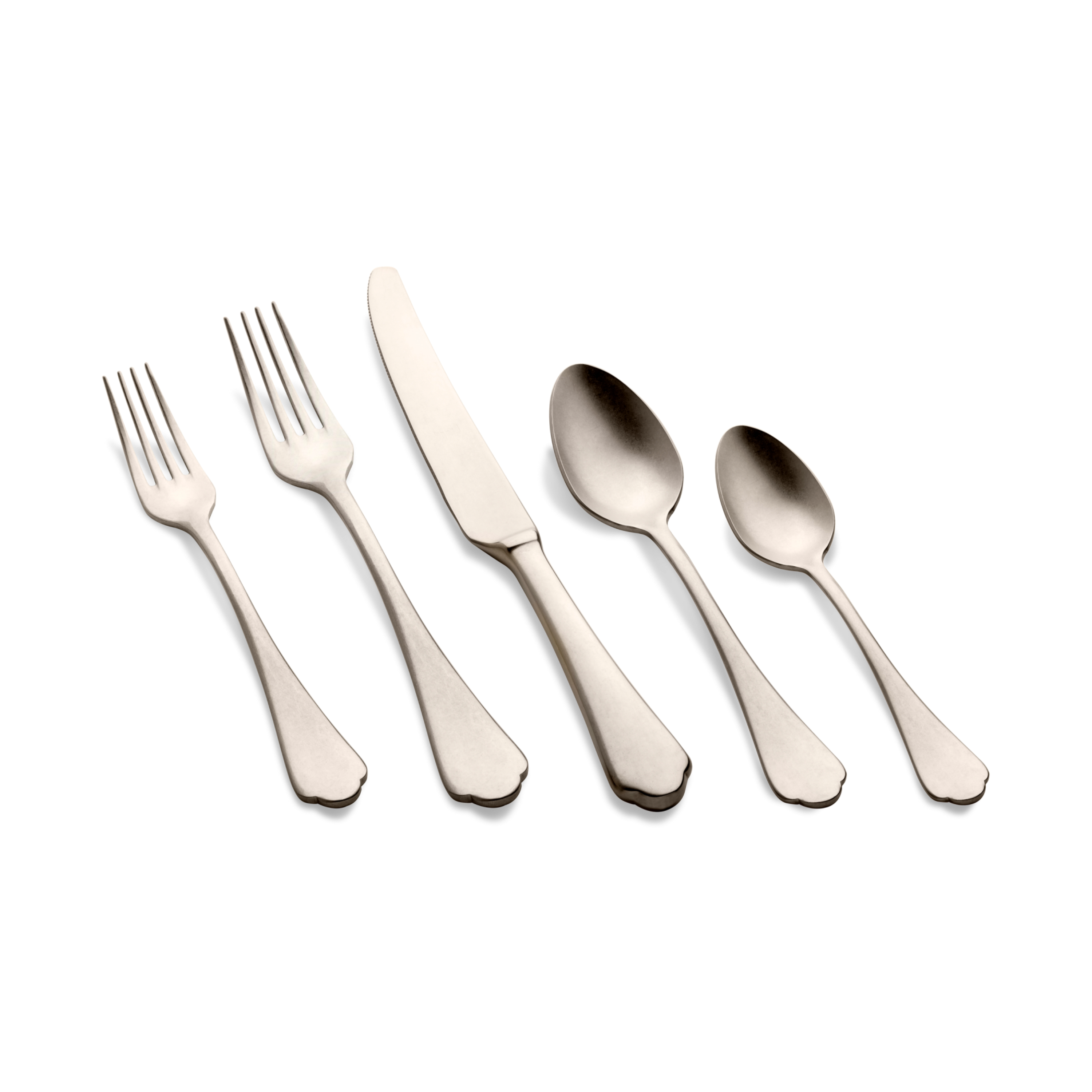 Dolce Vita Pewter Champagne Flatware Set - 20 Pcs.