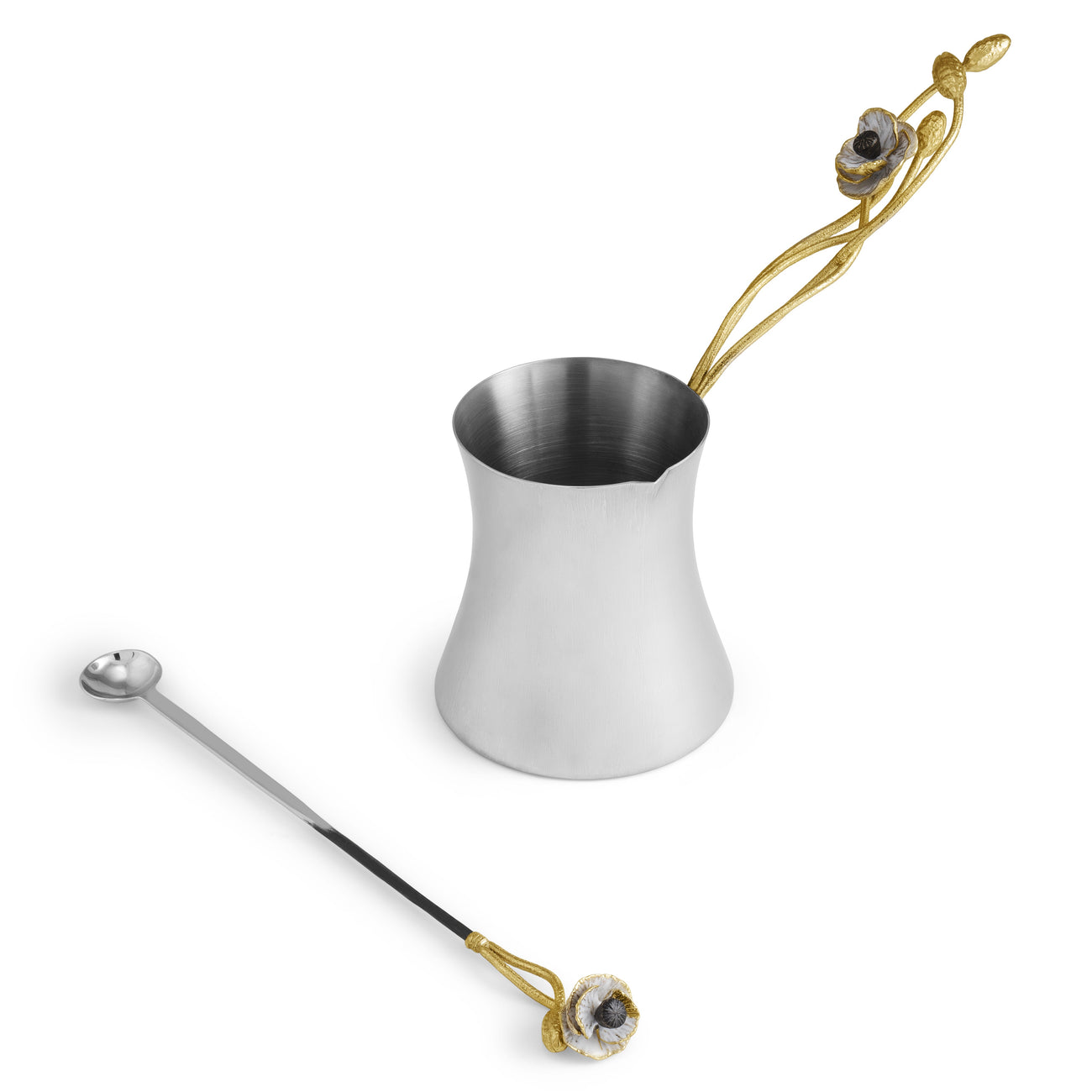 Anemone Coffee Pot w/ Spoon – A&S Decor World