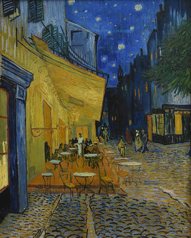 Vincent Van Gogh Cafe Terrasse At Night