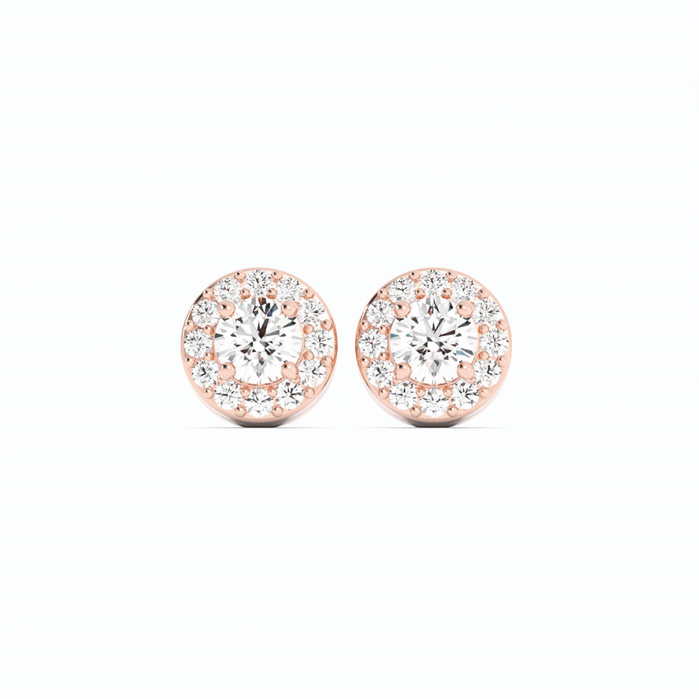 Radiance by Absolute™ 11.58ctw Round Halo Stud Earrings 3-piece Set -  22072581 | HSN