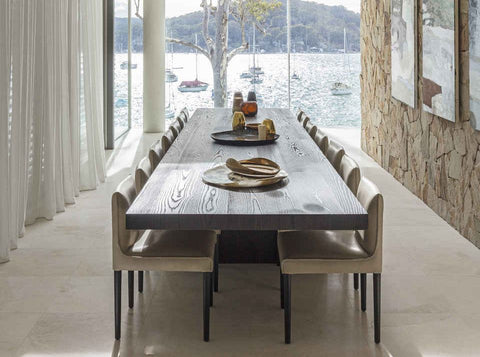 Timber dining table