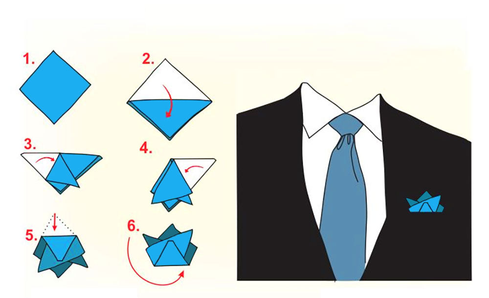 How to Fold a Pocket Square – StudioSuits