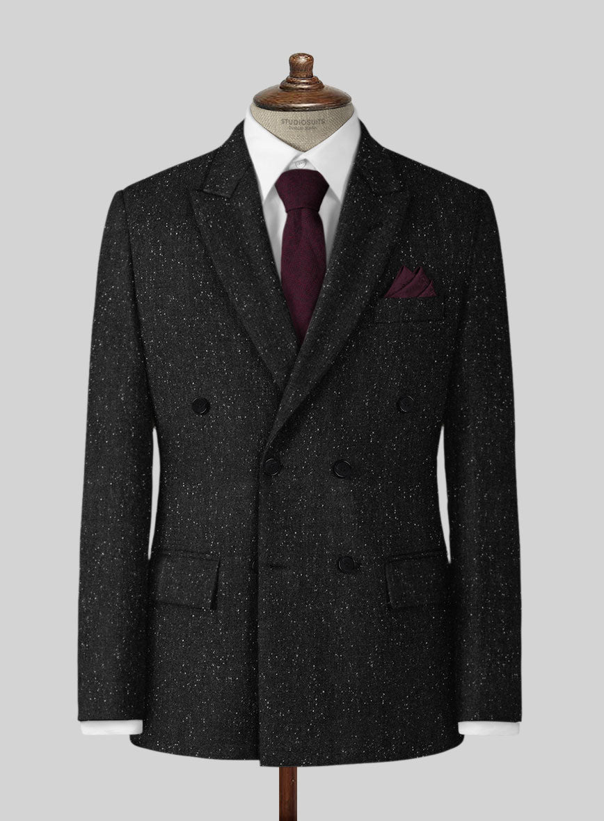 Black Flecks Donegal Tweed Suit