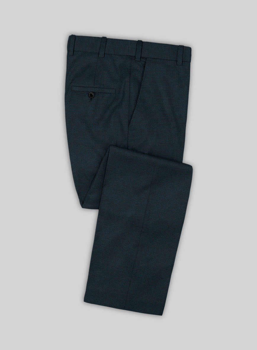 Bristol Bob Weave Teal Blue Pants