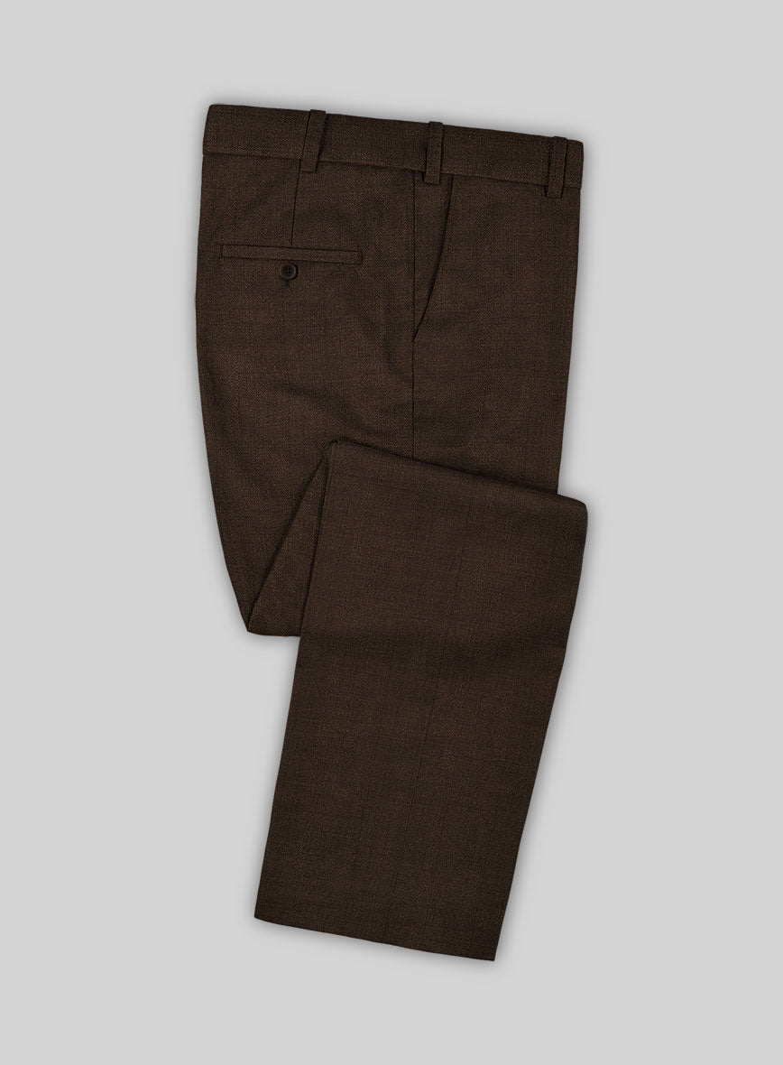 Caccioppoli Sun Dream Guroli Brown Wool Pants