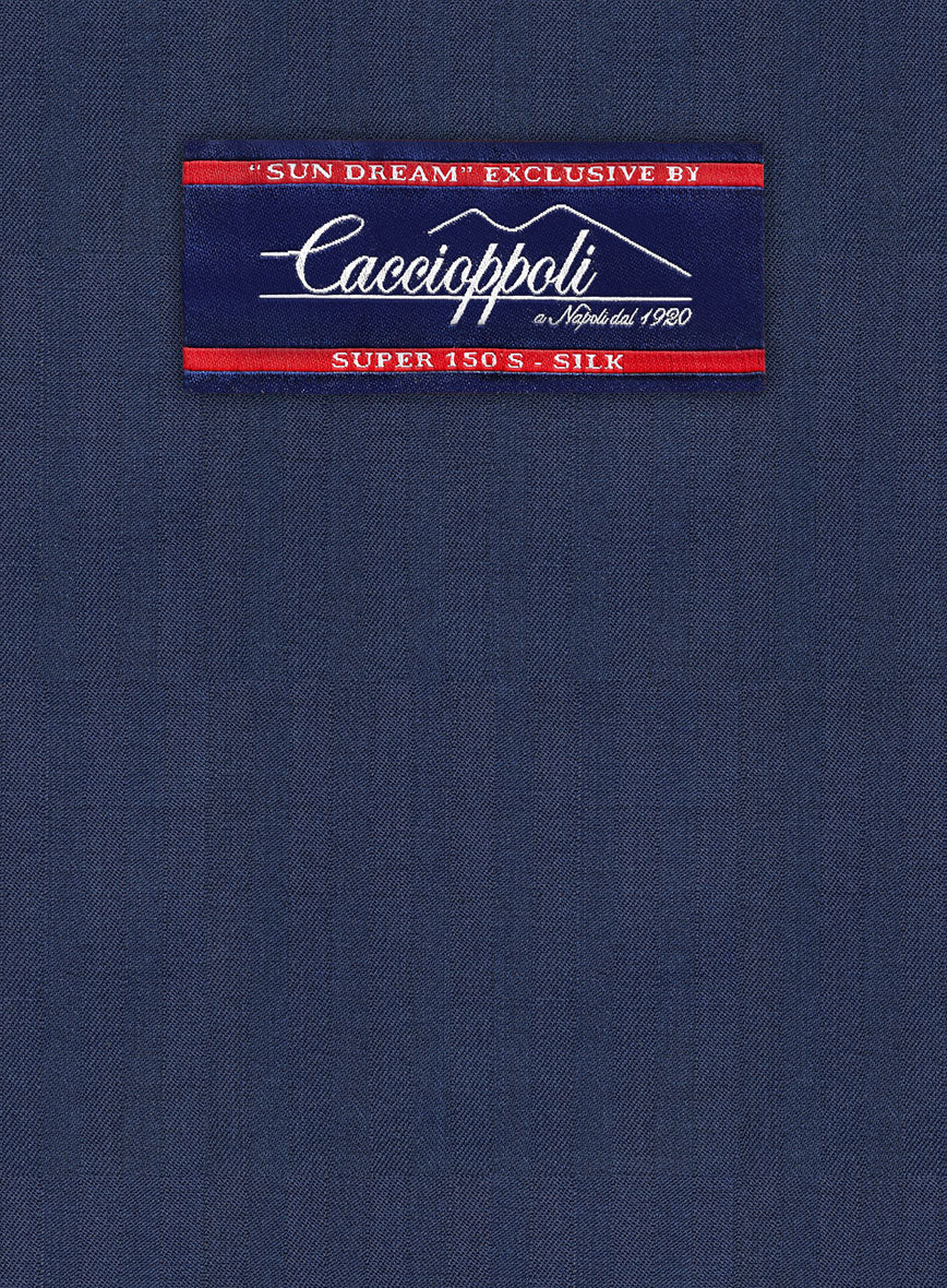 Caccioppoli Sun Dream Afarie Dark Blue Wool Jacket