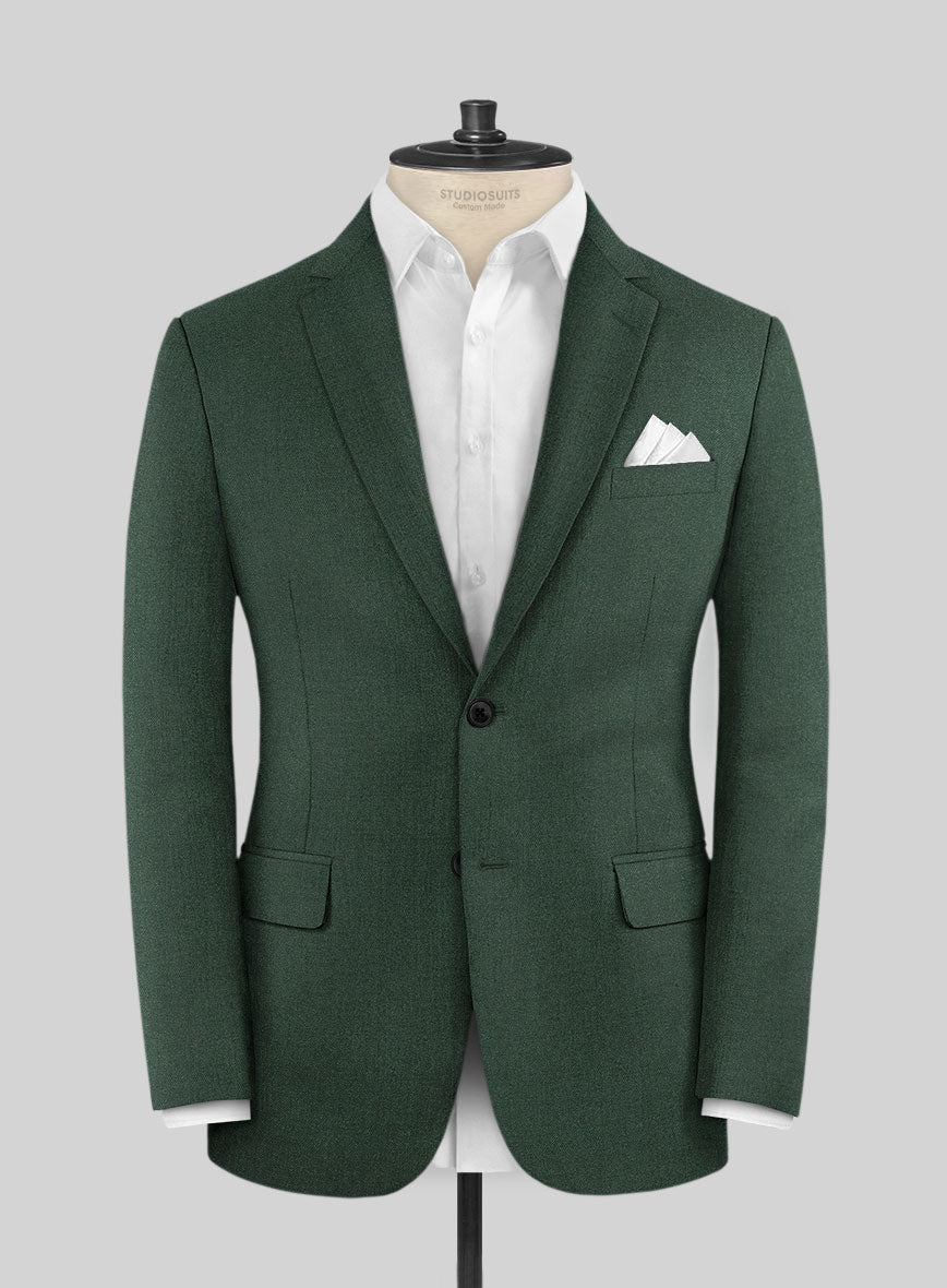 Caccioppoli Sun Dream Green Wool Silk Suit – StudioSuits