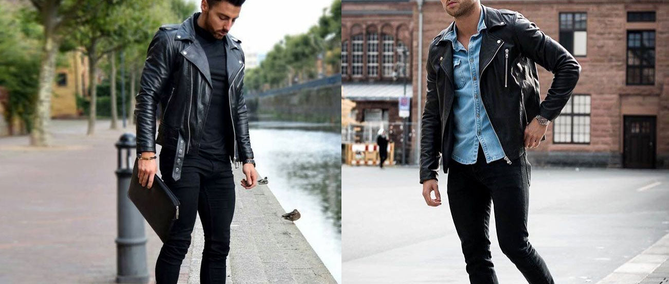 From Classic to Trendy: Styling Black Leather Jacket – StudioSuits