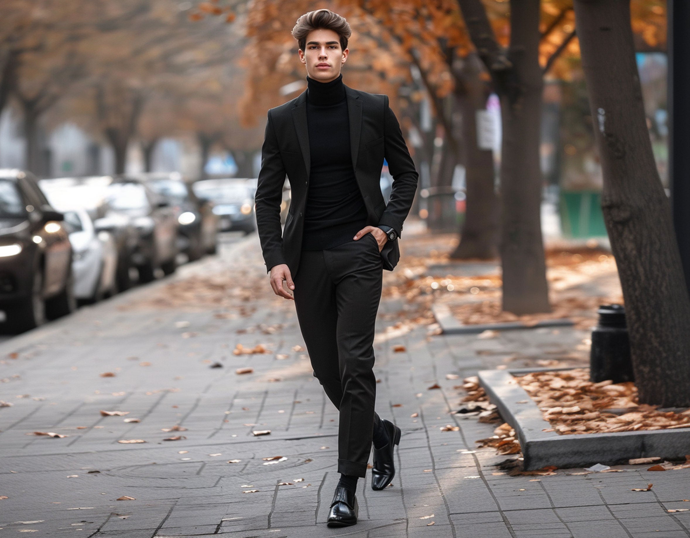 Turtleneck with Suit  How to Wear with a Black or Navy Suit - Nimble Made