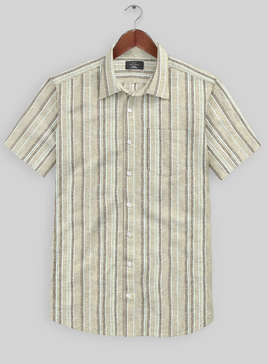 Aleno Stripe Linen Shirt