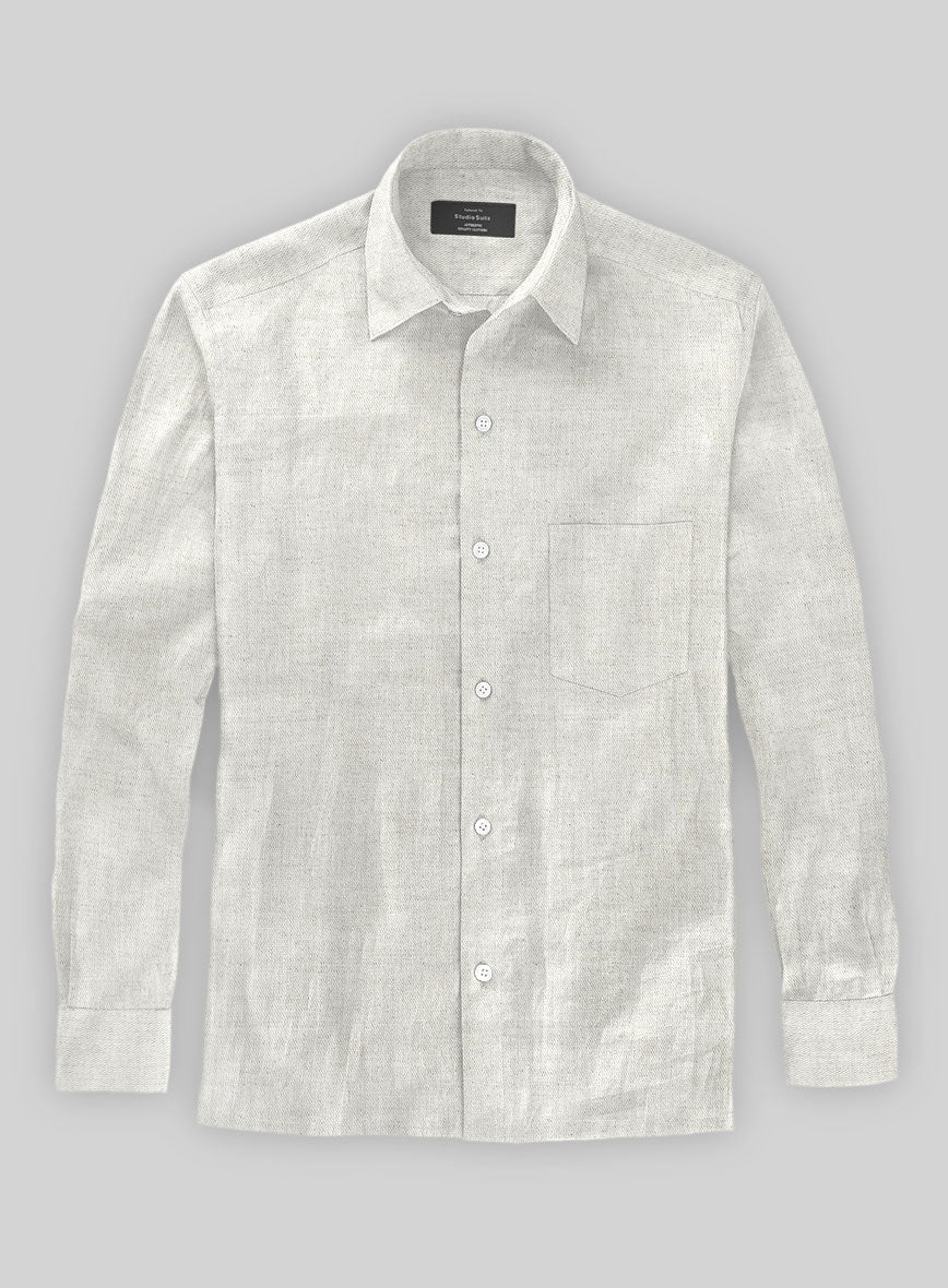 Barn Beige Cotton Linen Shirt