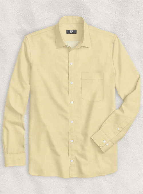 Beige Luxury Twill Shirt