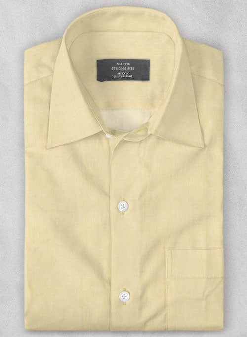 Beige Luxury Twill Shirt