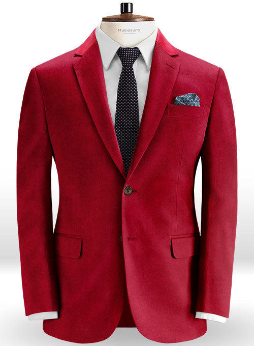 Berry Velvet Jacket