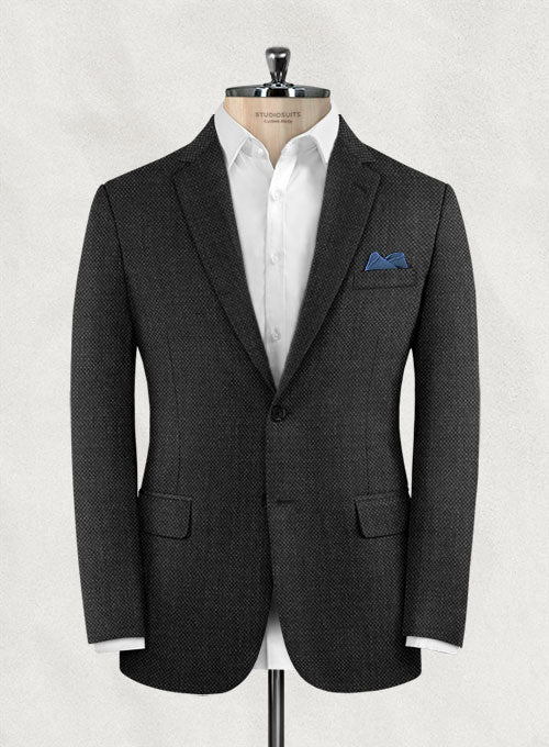 Birdseye Wool Charcoal Jacket