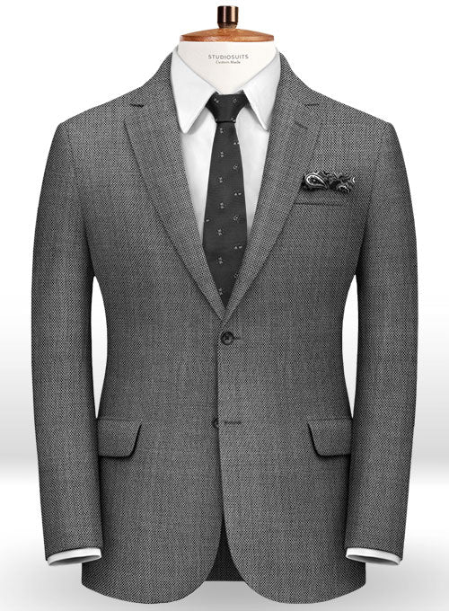 Birdseye Wool Gray Jacket