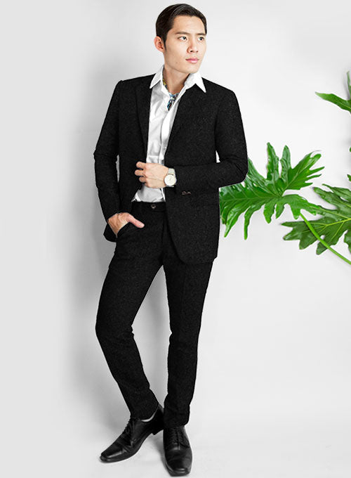 Black Tweed Suit – StudioSuits