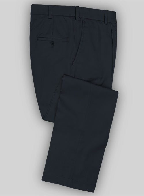 Blue Peach Finish Twill Tailored Chinos