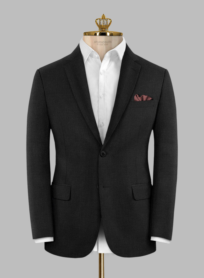 Bristol Black Micro Stripe Jacket