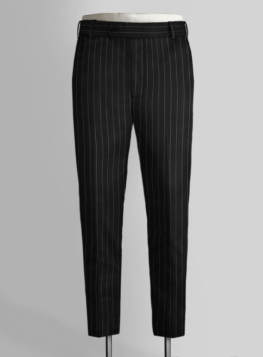 Bristol Black Rope Stripe Suit