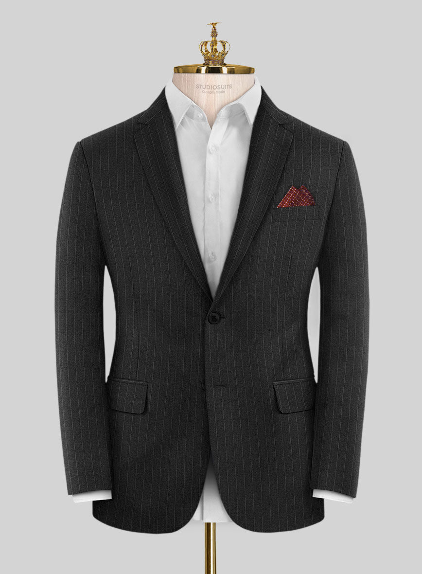 Bristol Charcoal Chalkstripe Suit