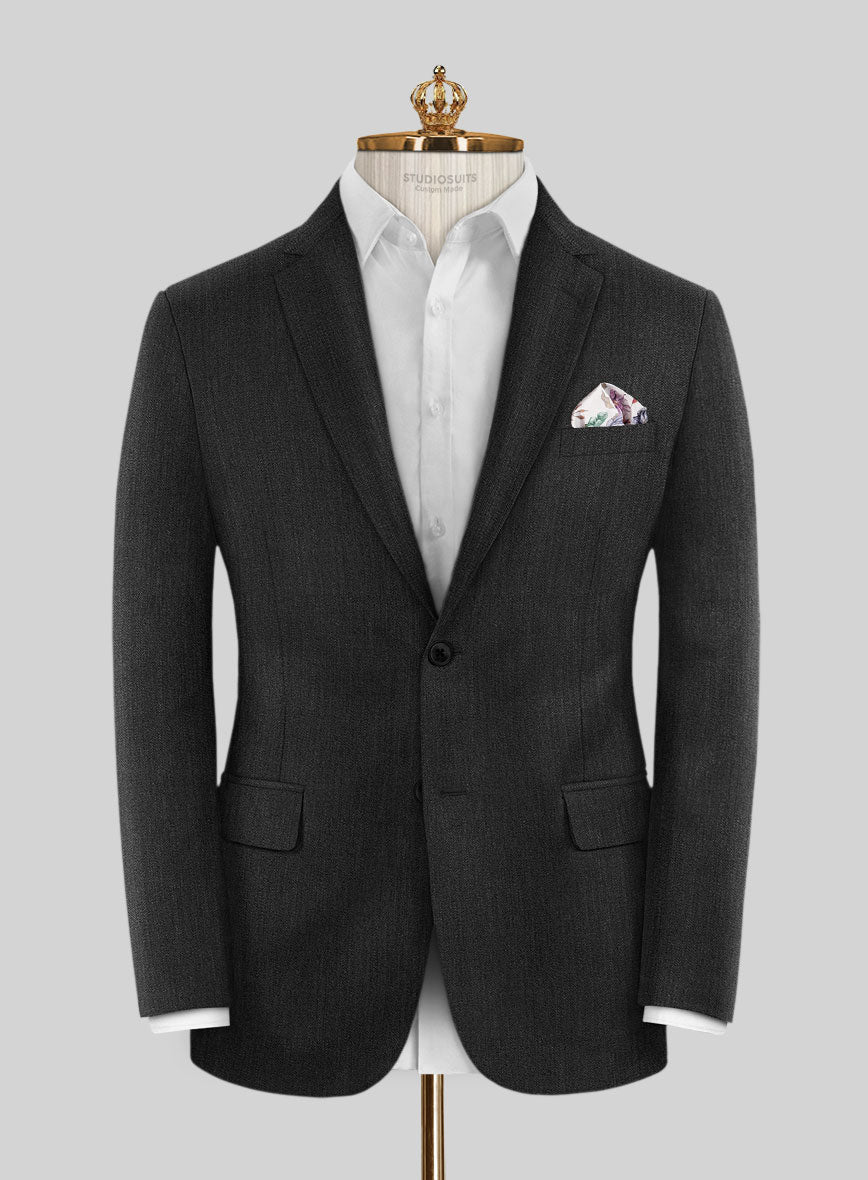 Bristol Charcoal Herringbone Jacket