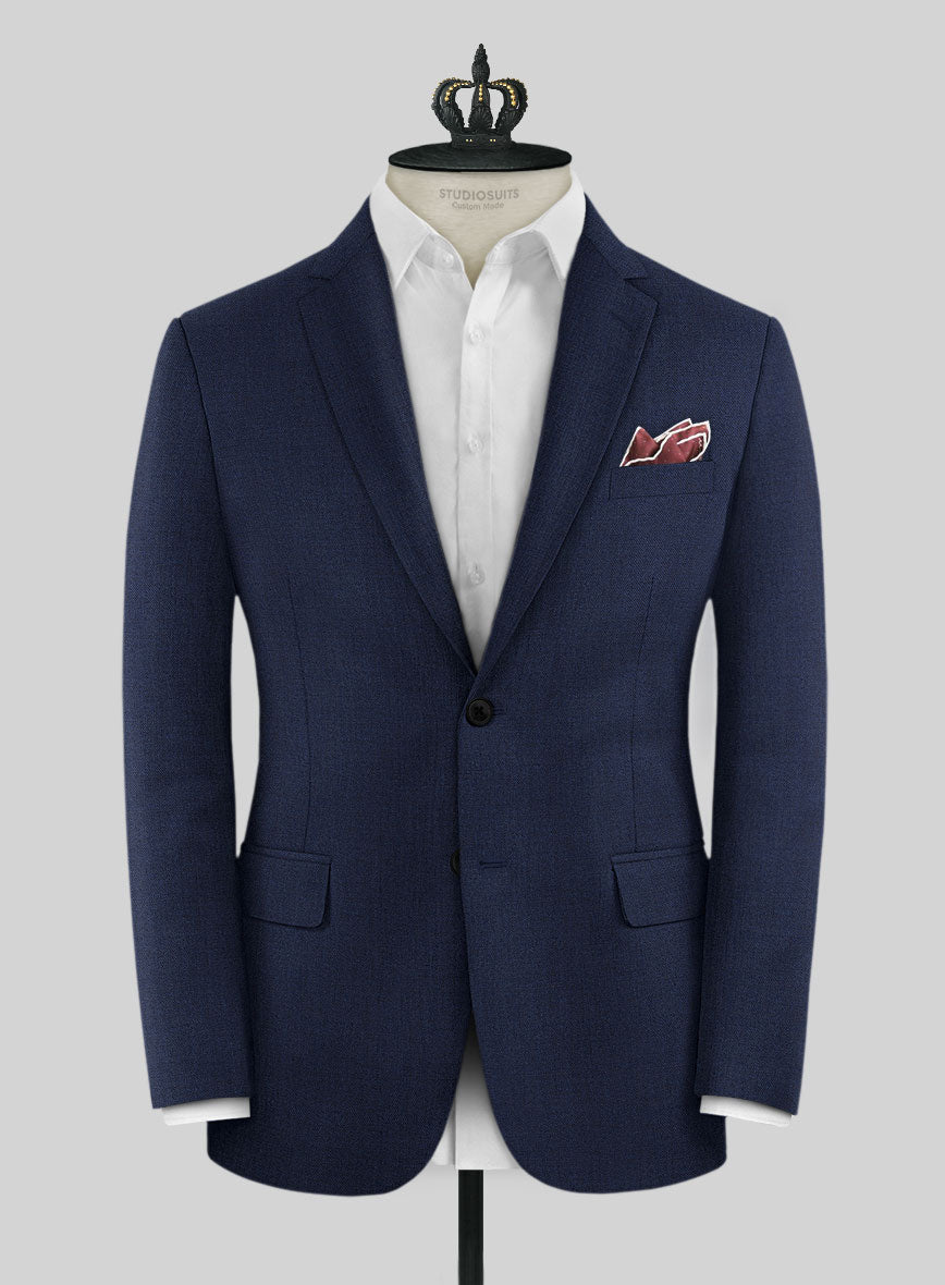 Bristol Dark Midnight Blue Sharkskin Jacket