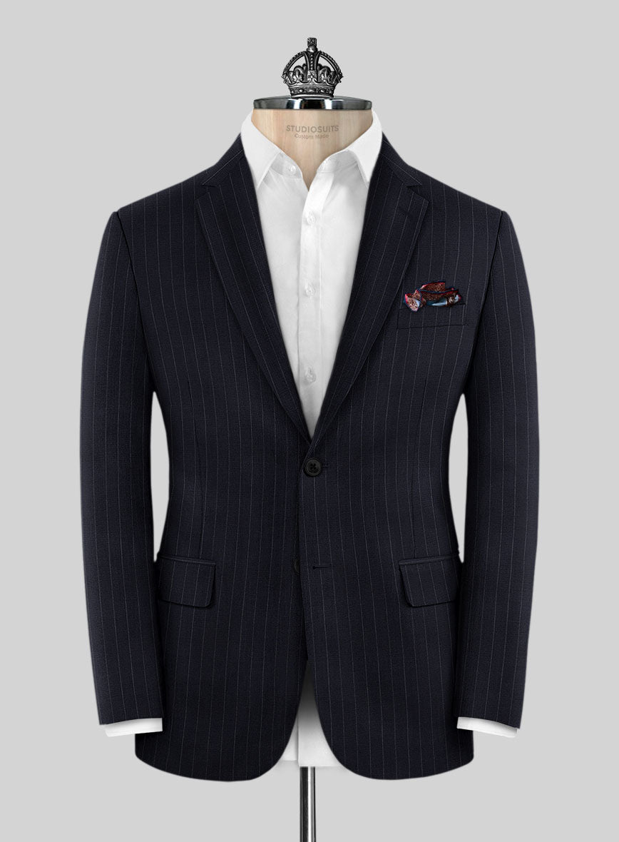 Bristol Dark Blue Regal Stripe Jacket