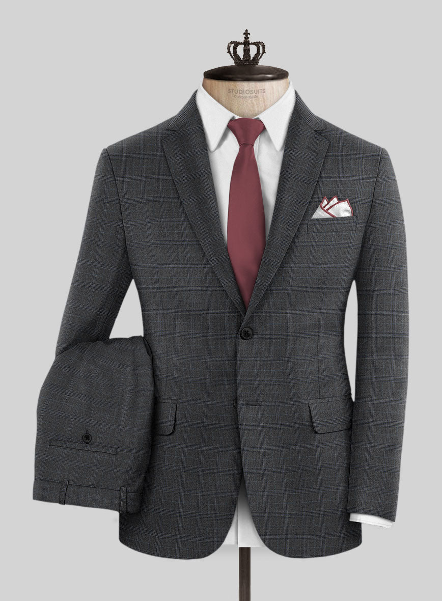 Bristol Glen Charcoal Lioda Suit