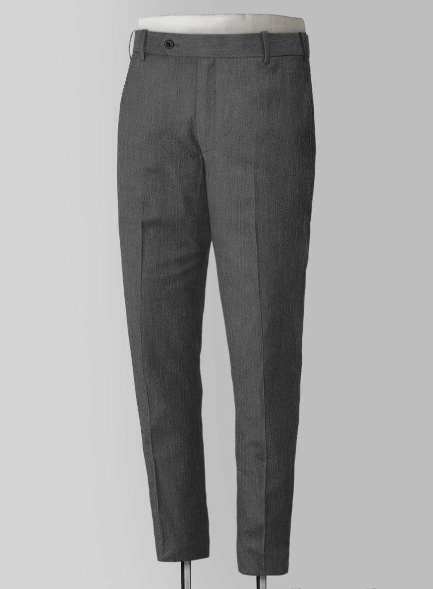 Bristol Gray Herringbone Pants