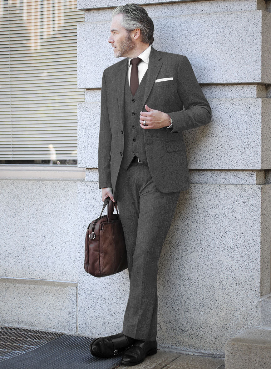 Bristol Gray Herringbone Suit