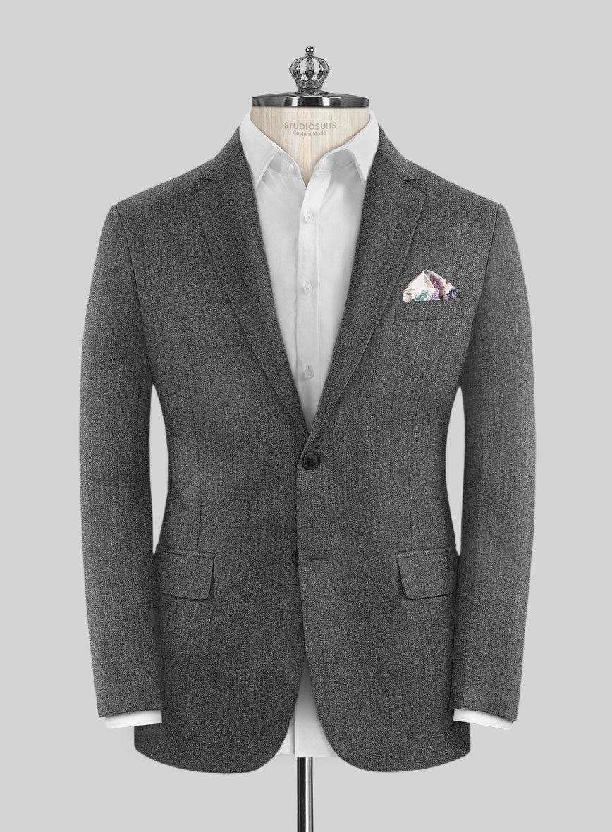 Bristol Gray Herringbone Suit