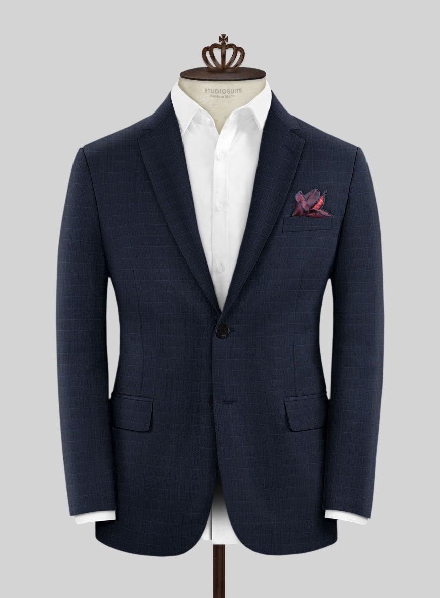 Bristol Igri Blue Checks Suit